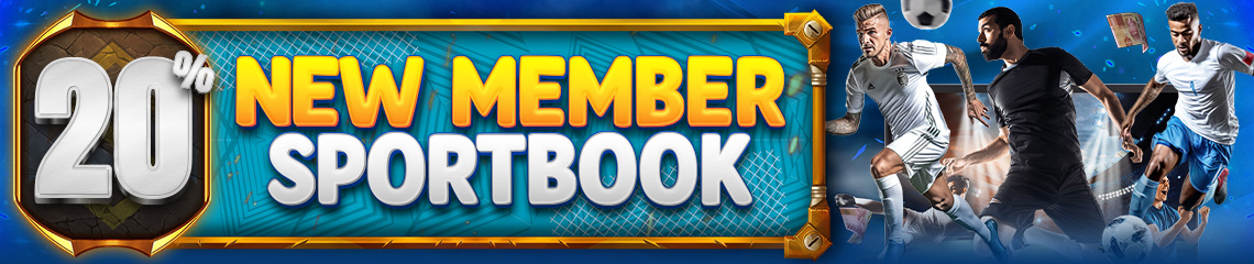 BONUS NEW MEMBER SPORTSBOOK 20%